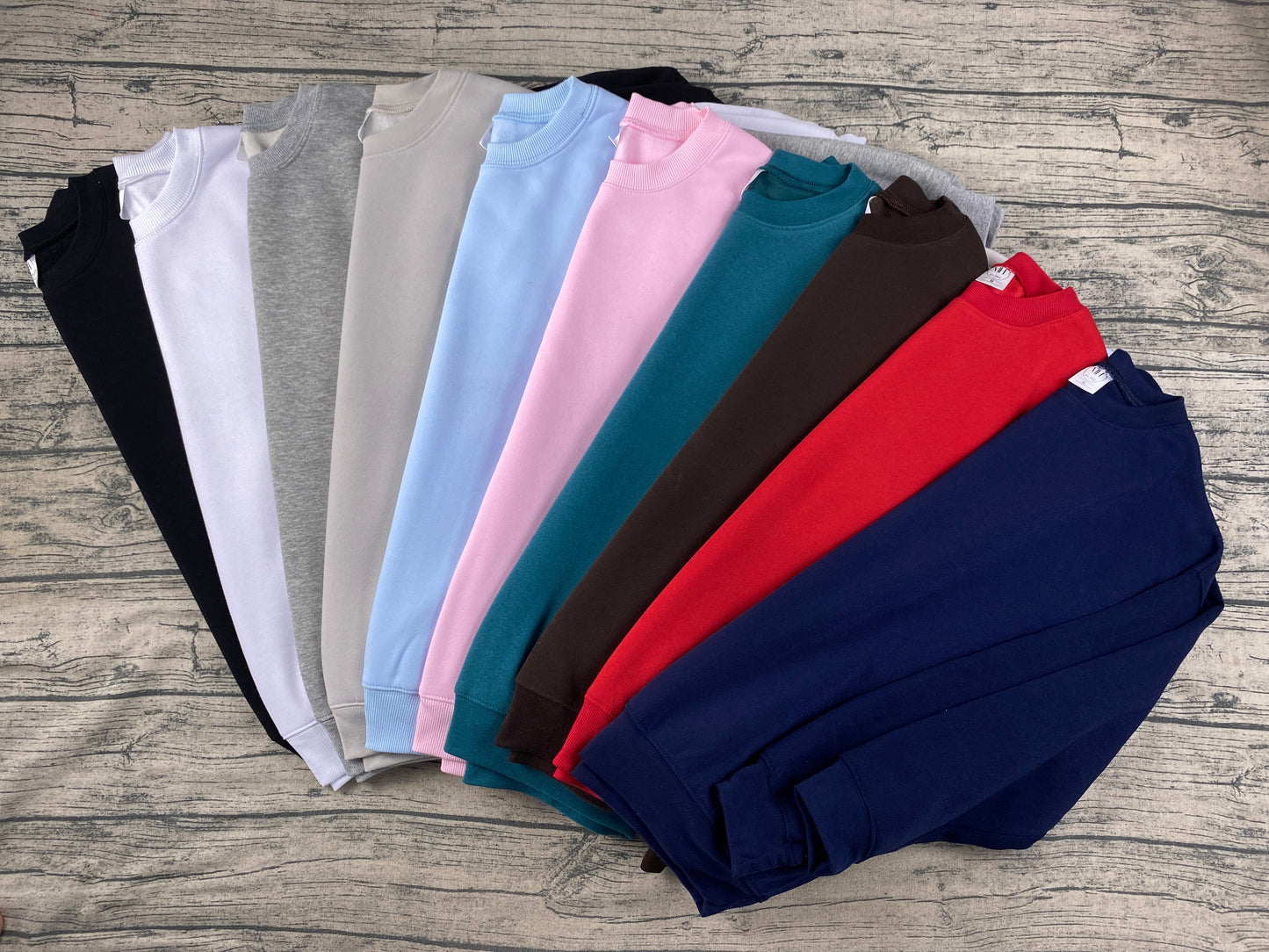 Custom Swoosh-Inspired Embroidered Sweatshirt